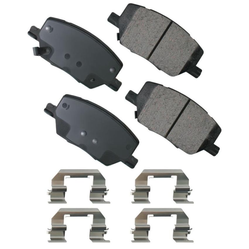 Akebono ACT1811 Akebono ProACT Ultra Premium Ceramic Disc Brake Pad Kit