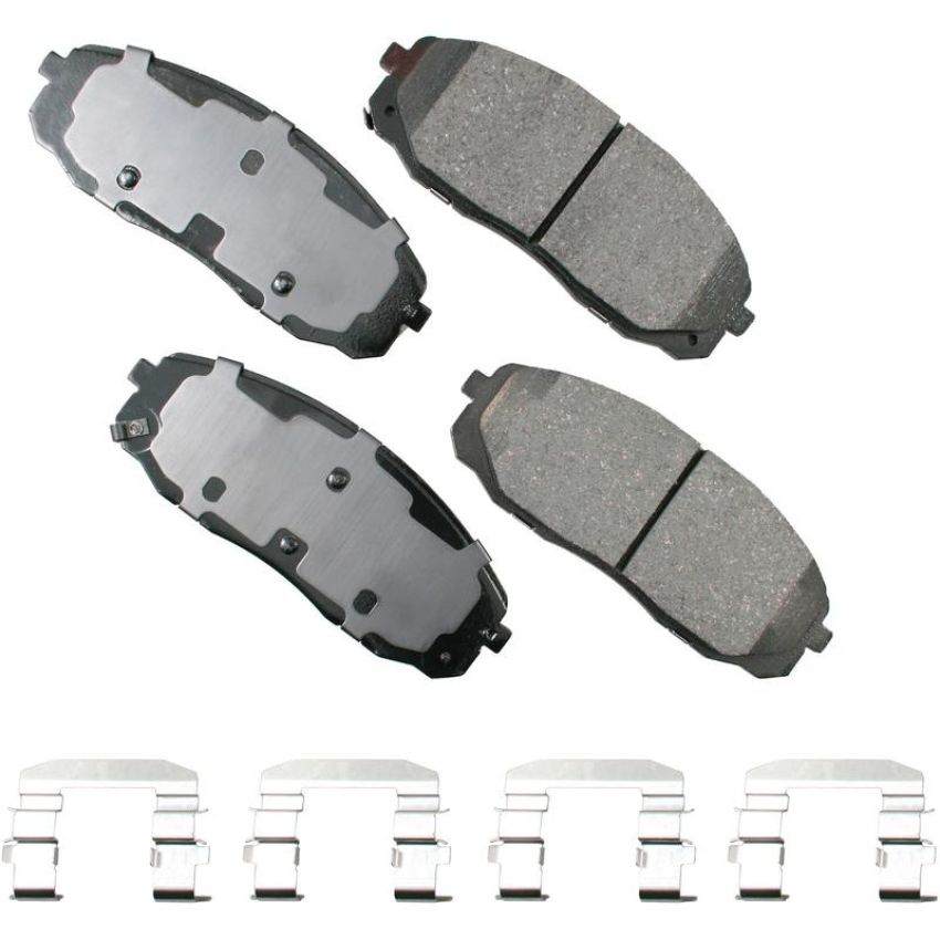 Akebono ACT1814 Akebono ProACT Ultra Premium Ceramic Disc Brake Pad Kit