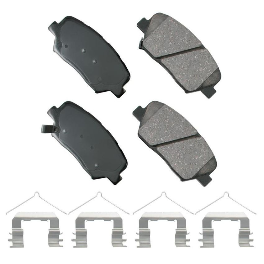 Akebono ACT1815 Akebono ProACT Ultra Premium Ceramic Disc Brake Pad Kit