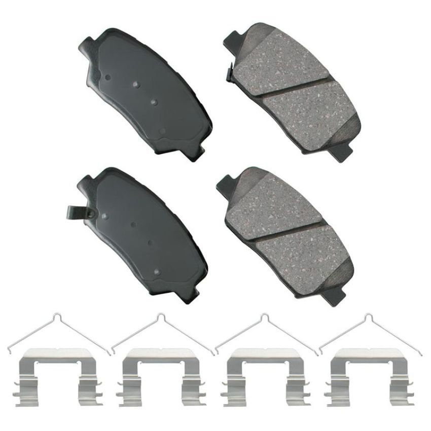 Akebono ACT1815A Akebono ProACT Ultra Premium Ceramic Disc Brake Pad Kit