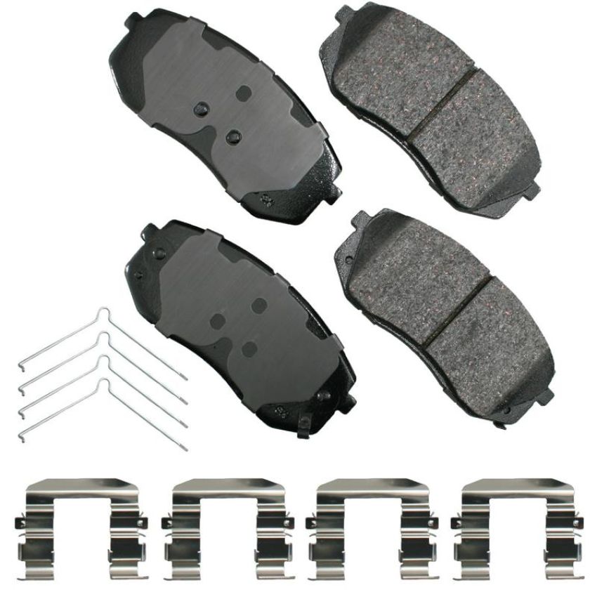 Akebono ACT1826 Akebono ProACT Ultra Premium Ceramic Disc Brake Pad Kit
