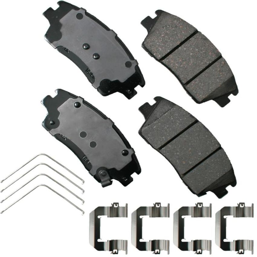 Akebono ACT1847 Akebono ProACT Ultra Premium Ceramic Disc Brake Pad Kit