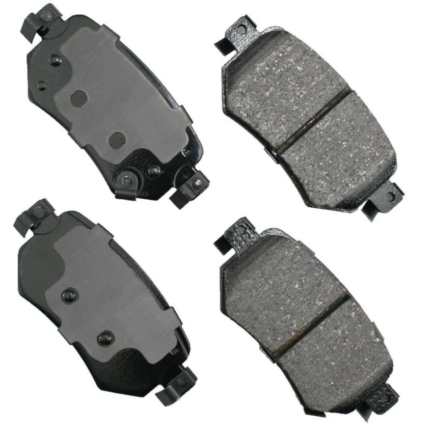 Akebono ACT1874 Akebono ProACT Ultra Premium Ceramic Disc Brake Pad Kit