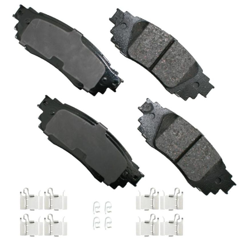 Akebono ACT1879 Akebono ProACT Ultra Premium Ceramic Disc Brake Pad Kit