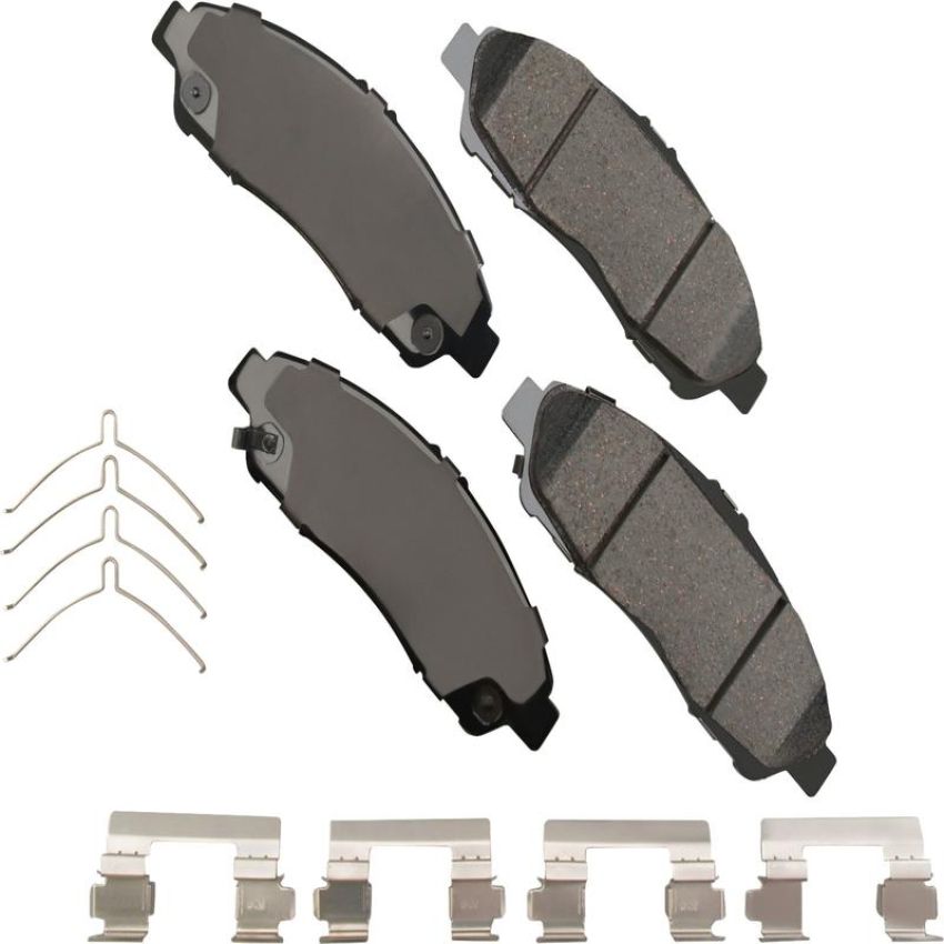 Akebono ACT1896 Akebono ProACT Ultra Premium Ceramic Disc Brake Pad Kit