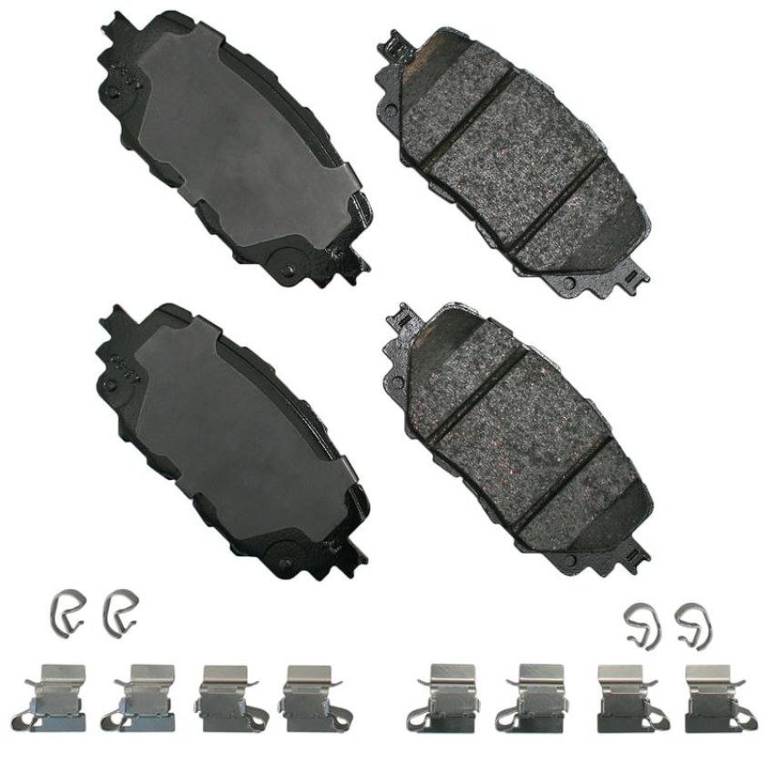Akebono ACT1903 Akebono ProACT Ultra Premium Ceramic Disc Brake Pad Kit