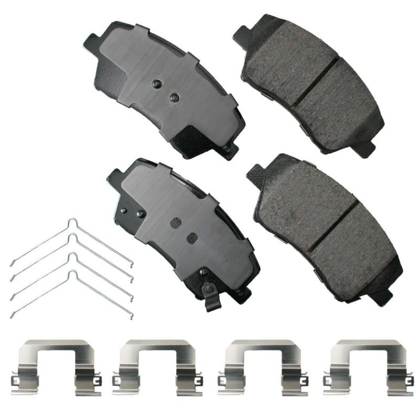 Akebono ACT1912 Akebono ProACT Ultra Premium Ceramic Disc Brake Pad Kit