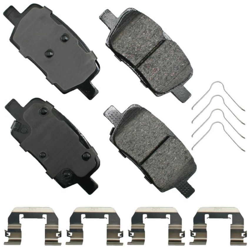 Akebono ACT1914 Akebono ProACT Ultra Premium Ceramic Disc Brake Pad Kit
