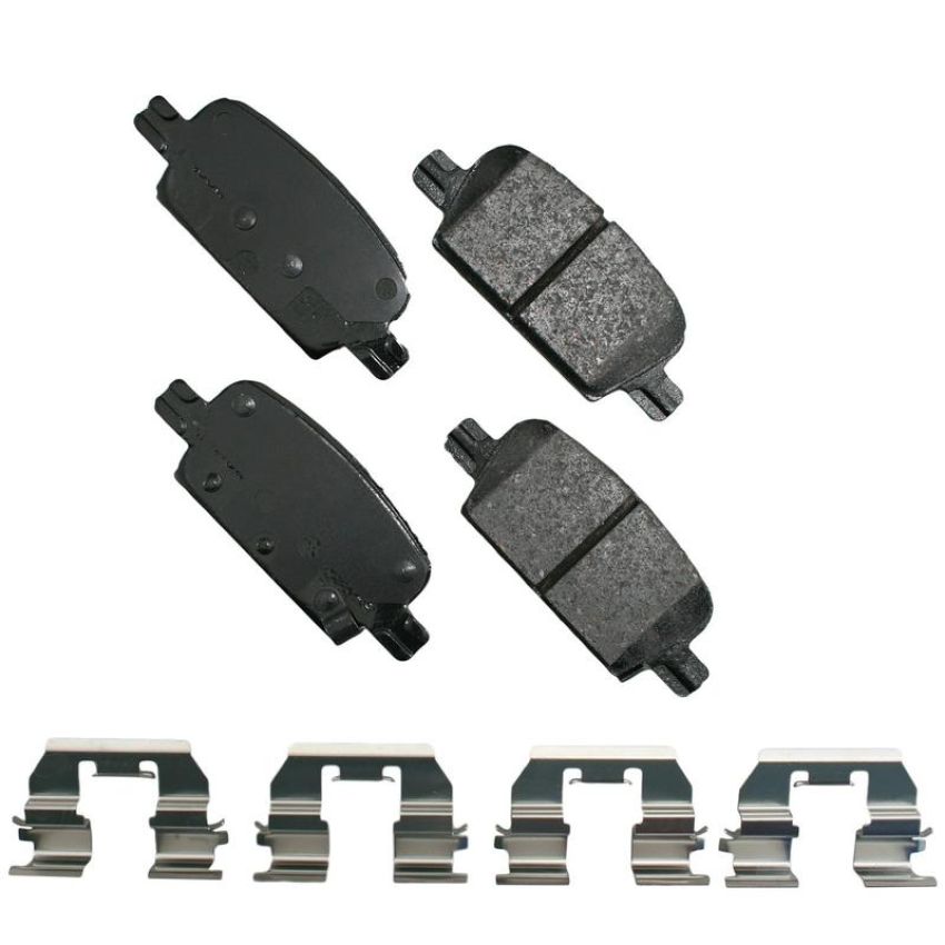 Akebono ACT1921 Akebono ProACT Ultra Premium Ceramic Disc Brake Pad Kit