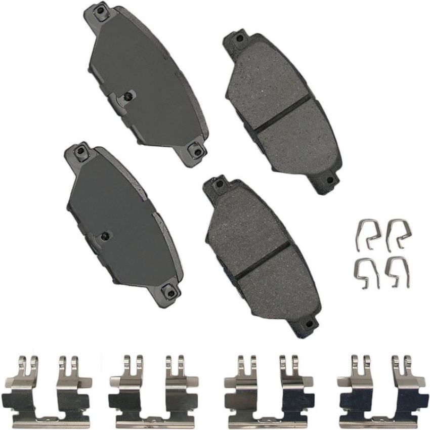 Akebono ACT1934 Akebono ProACT Ultra Premium Ceramic Disc Brake Pad Kit