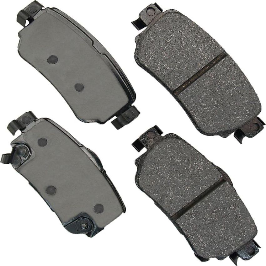 Akebono ACT1965 Akebono ProACT Ultra Premium Ceramic Disc Brake Pad Kit