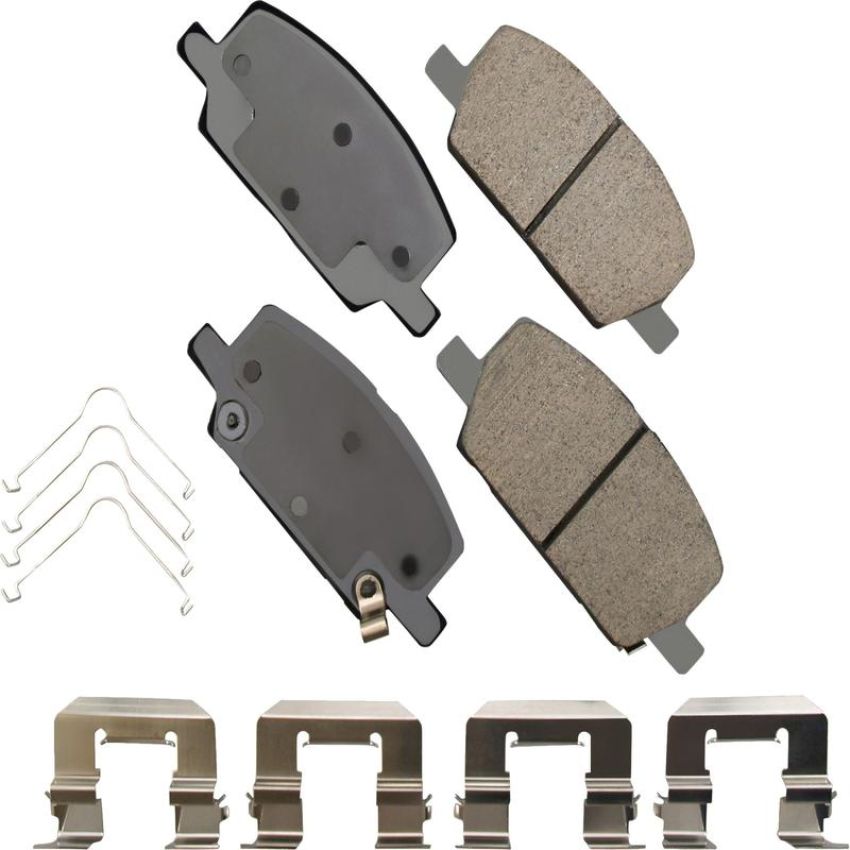 Akebono ACT2019 Akebono ProACT Ultra Premium Ceramic Disc Brake Pad Kit