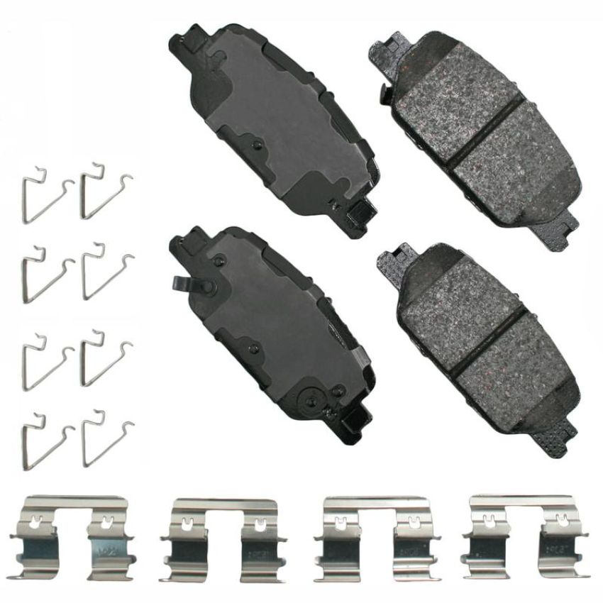 Akebono ACT2037 Akebono ProACT Ultra Premium Ceramic Disc Brake Pad Kit