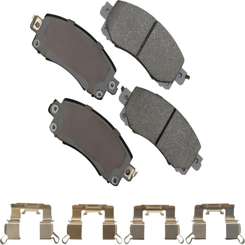 Akebono ACT2045 Akebono ProACT Ultra Premium Ceramic Disc Brake Pad Kit