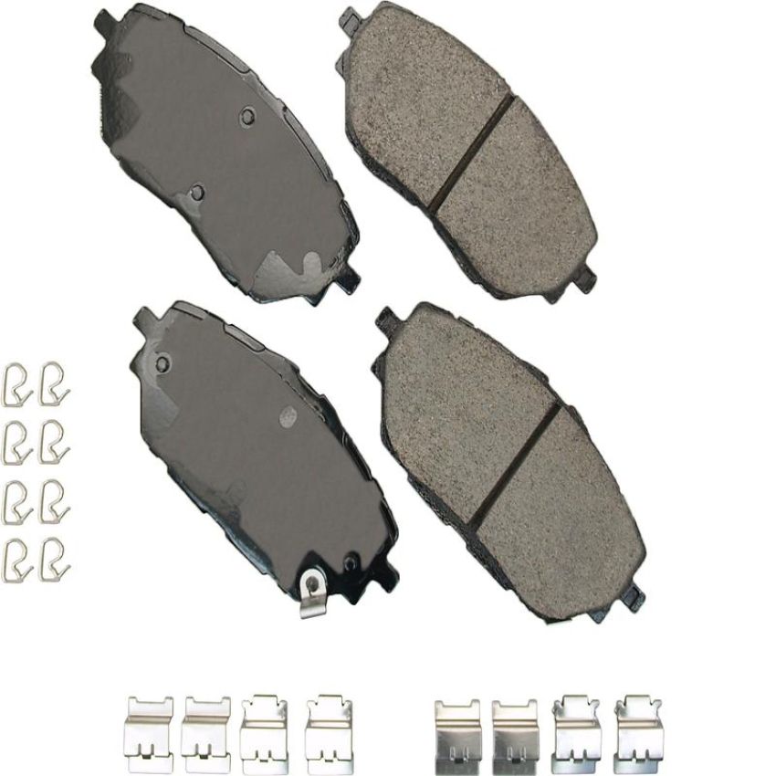 Akebono ACT2065 Akebono ProACT Ultra Premium Ceramic Disc Brake Pad Kit