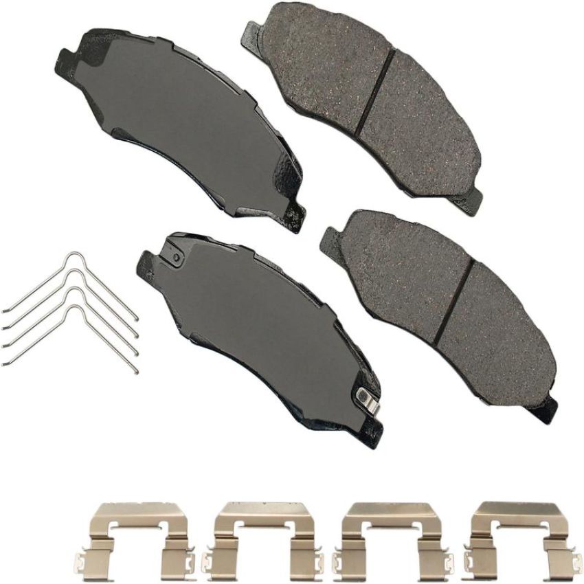 Akebono ACT2089 Akebono ProACT Ultra Premium Ceramic Disc Brake Pad Kit