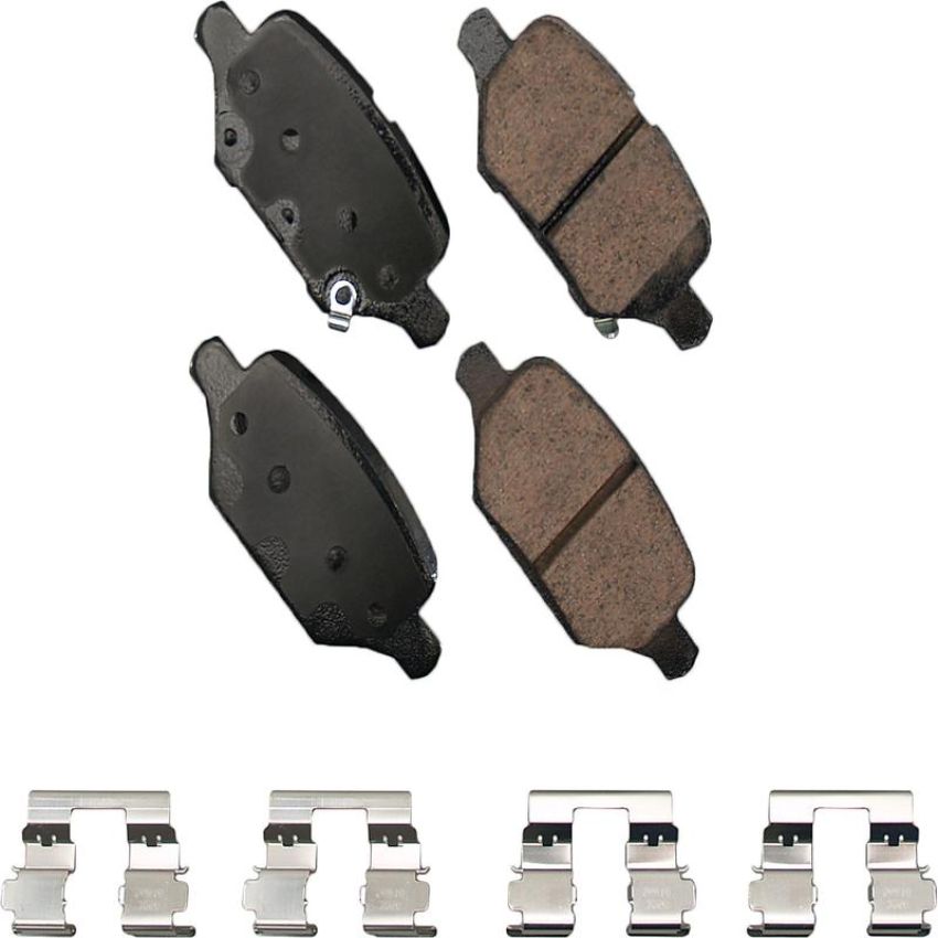 Akebono ACT2168 Akebono ProACT Ultra Premium Ceramic Disc Brake Pad Kit