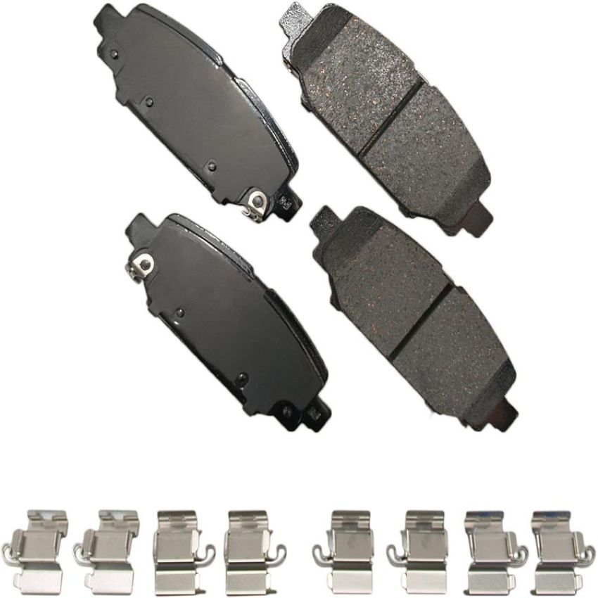 Akebono ACT2172 Akebono ProACT Ultra Premium Ceramic Disc Brake Pad Kit