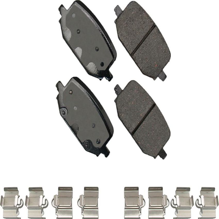 Akebono ACT2232 Akebono ProACT Ultra Premium Ceramic Disc Brake Pad Kit