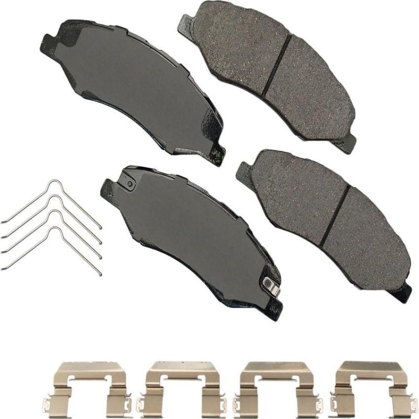 Akebono ACT2304 Akebono ProACT Ultra Premium Ceramic Disc Brake Pad Kit