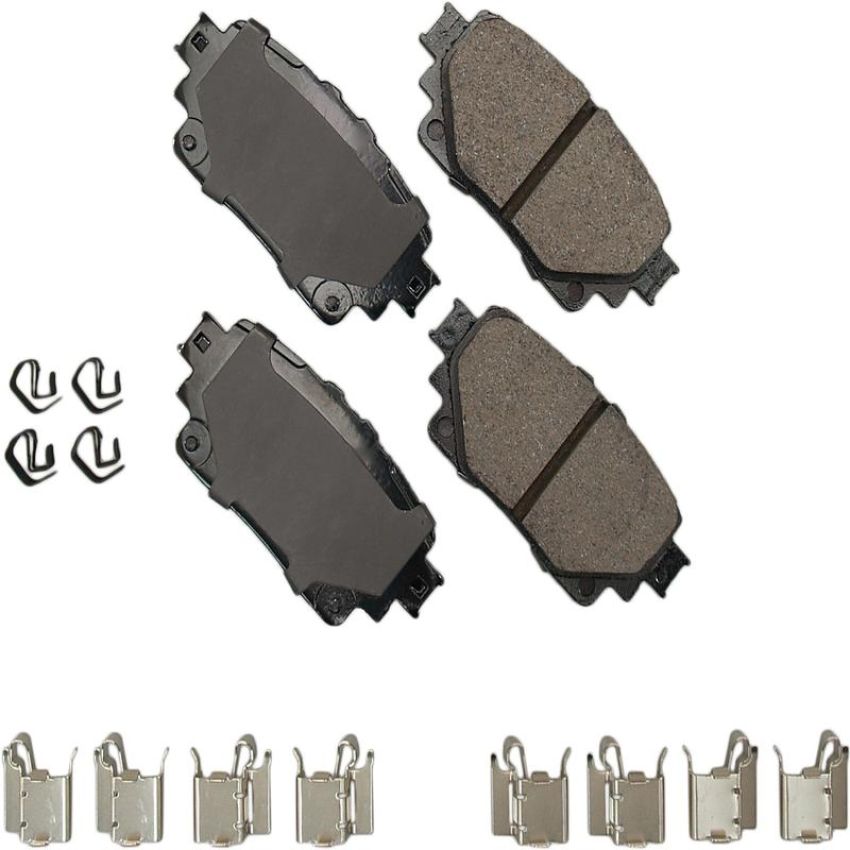 Akebono ACT2305 Akebono ProACT Ultra Premium Ceramic Disc Brake Pad Kit