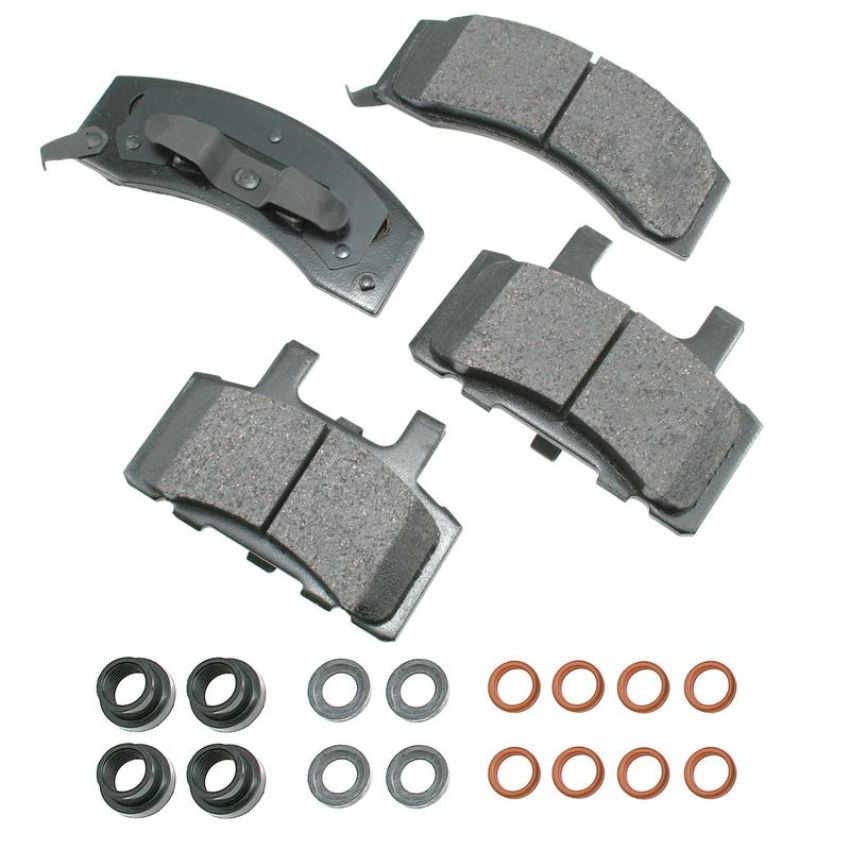 Akebono ACT370 Akebono ProACT Ultra Premium Ceramic Disc Brake Pad Kit