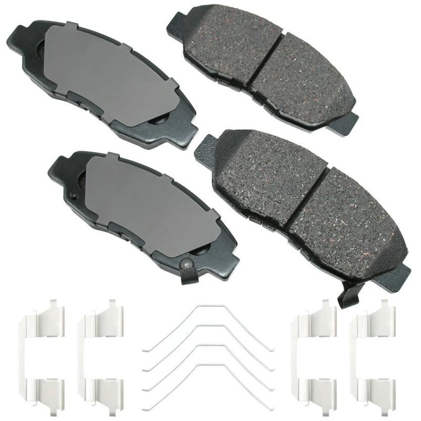 Akebono ACT465B Akebono ProACT Ultra Premium Ceramic Disc Brake Pad Kit