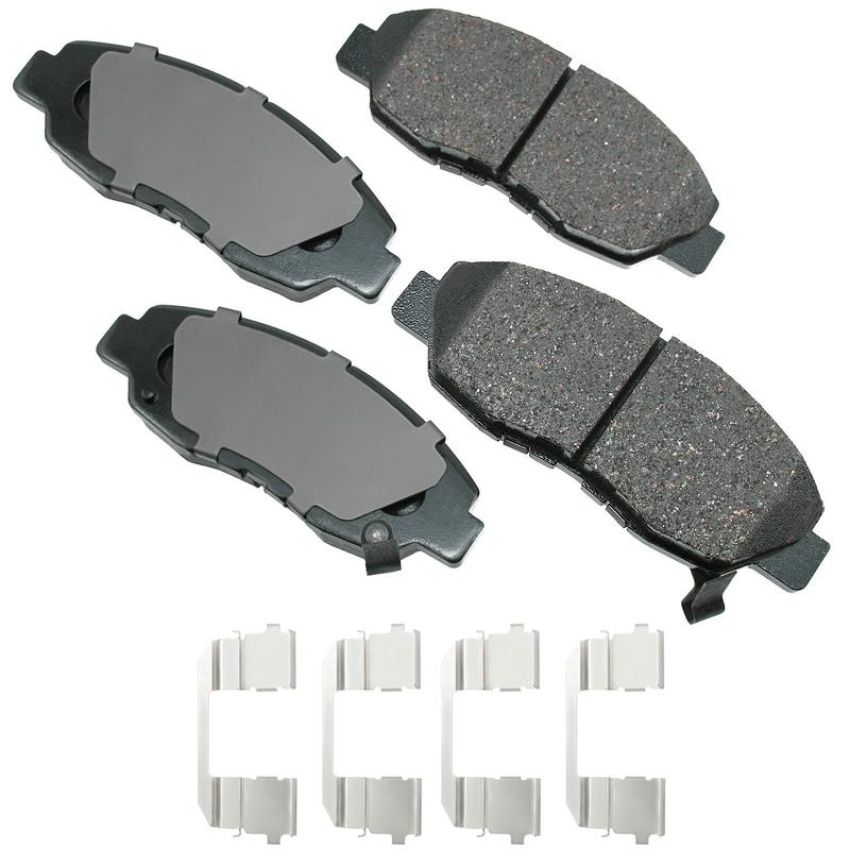 Akebono ACT465C Akebono ProACT Ultra Premium Ceramic Disc Brake Pad Kit
