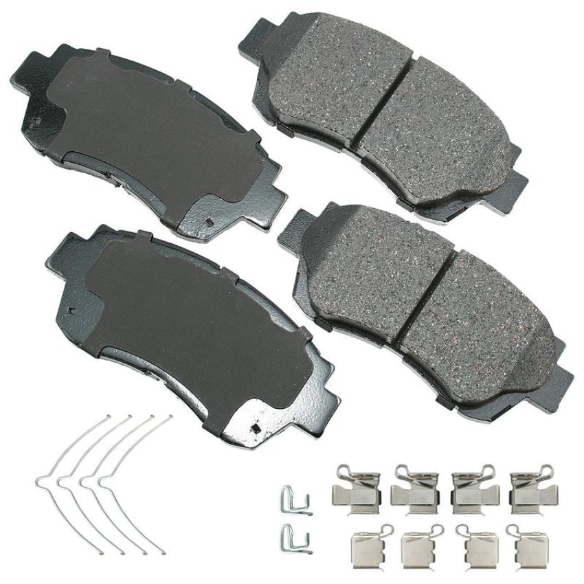 Akebono ACT476A Akebono ProACT Ultra Premium Ceramic Disc Brake Pad Kit