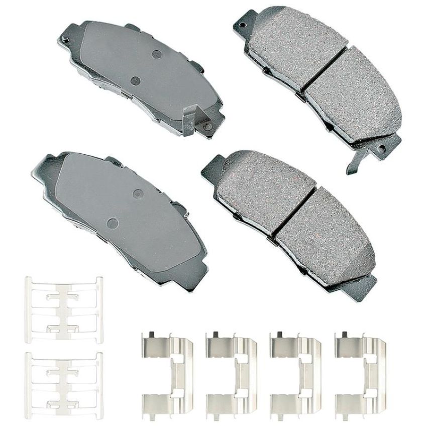 Akebono ACT503B Akebono ProACT Ultra Premium Ceramic Disc Brake Pad Kit