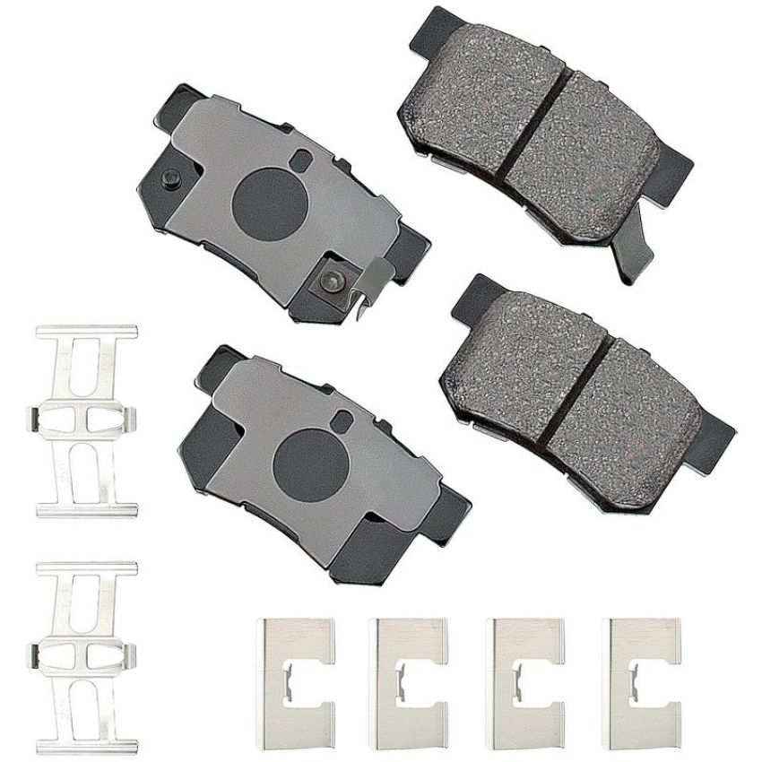 Akebono ACT536A Akebono ProACT Ultra Premium Ceramic Disc Brake Pad Kit