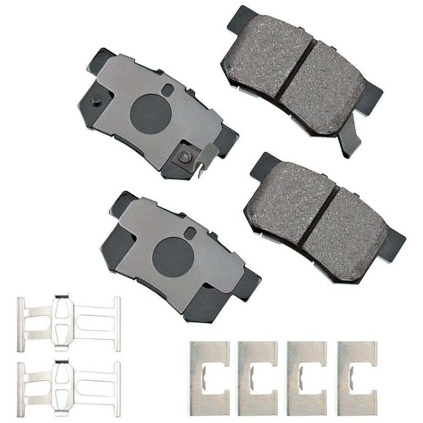 Akebono ACT536B Akebono ProACT Ultra Premium Ceramic Disc Brake Pad Kit