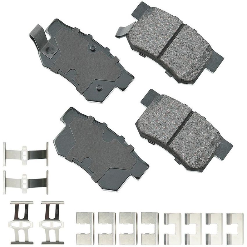 Akebono ACT537A Akebono ProACT Ultra Premium Ceramic Disc Brake Pad Kit