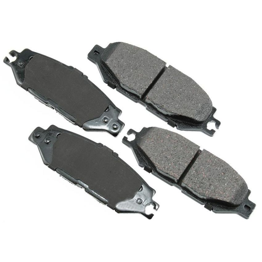 Akebono ACT613 Akebono ProACT Ultra Premium Ceramic Disc Brake Pad Kit