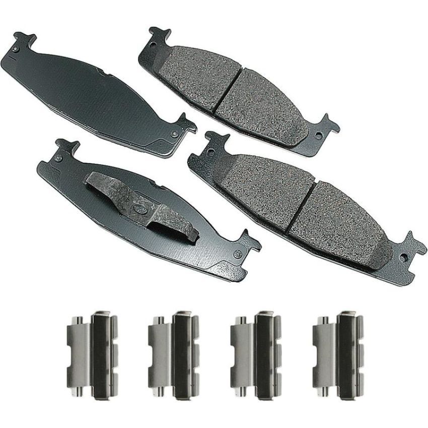 Akebono ACT632 Akebono ProACT Ultra Premium Ceramic Disc Brake Pad Kit