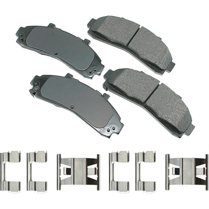Akebono ACT652 Akebono ProACT Ultra Premium Ceramic Disc Brake Pad Kit