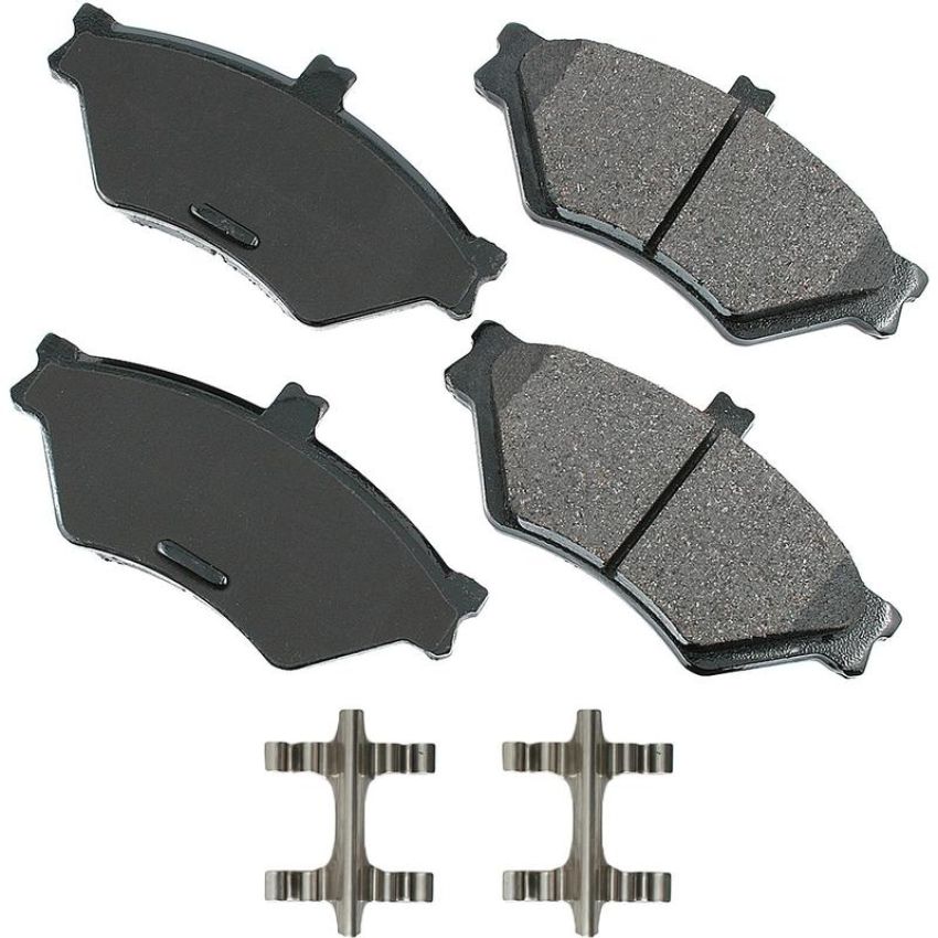 Akebono ACT659 Akebono ProACT Ultra Premium Ceramic Disc Brake Pad Kit