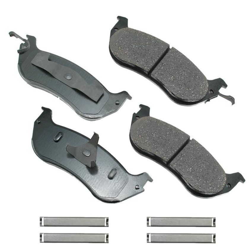 Akebono ACT674 Akebono ProACT Ultra Premium Ceramic Disc Brake Pad Kit