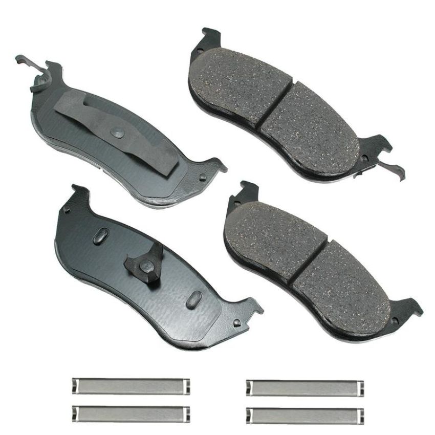 Akebono ACT674A Akebono ProACT Ultra Premium Ceramic Disc Brake Pad Kit
