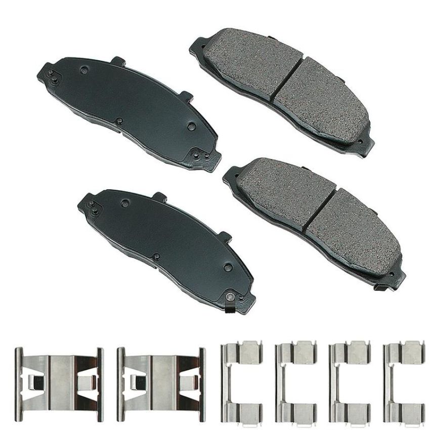 Akebono ACT679 Akebono ProACT Ultra Premium Ceramic Disc Brake Pad Kit