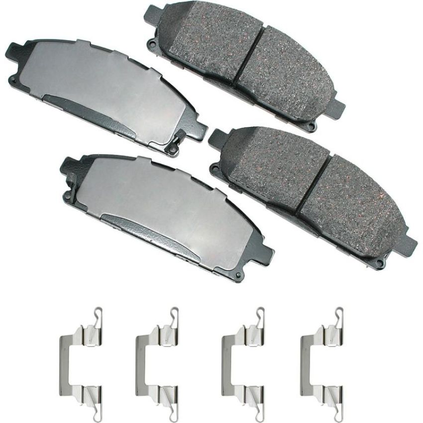 Akebono ACT691A Akebono ProACT Ultra Premium Ceramic Disc Brake Pad Kit