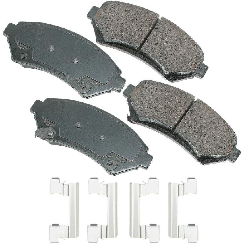 Akebono ACT699 Akebono ProACT Ultra Premium Ceramic Disc Brake Pad Kit
