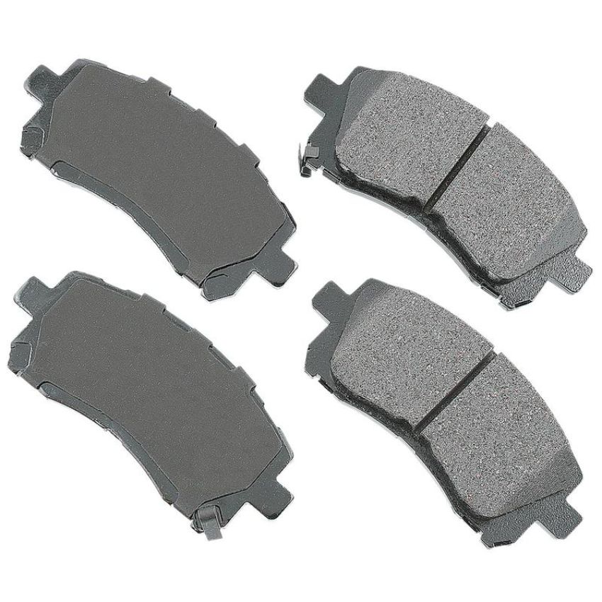 Akebono ACT721 Akebono ProACT Ultra Premium Ceramic Disc Brake Pad Kit