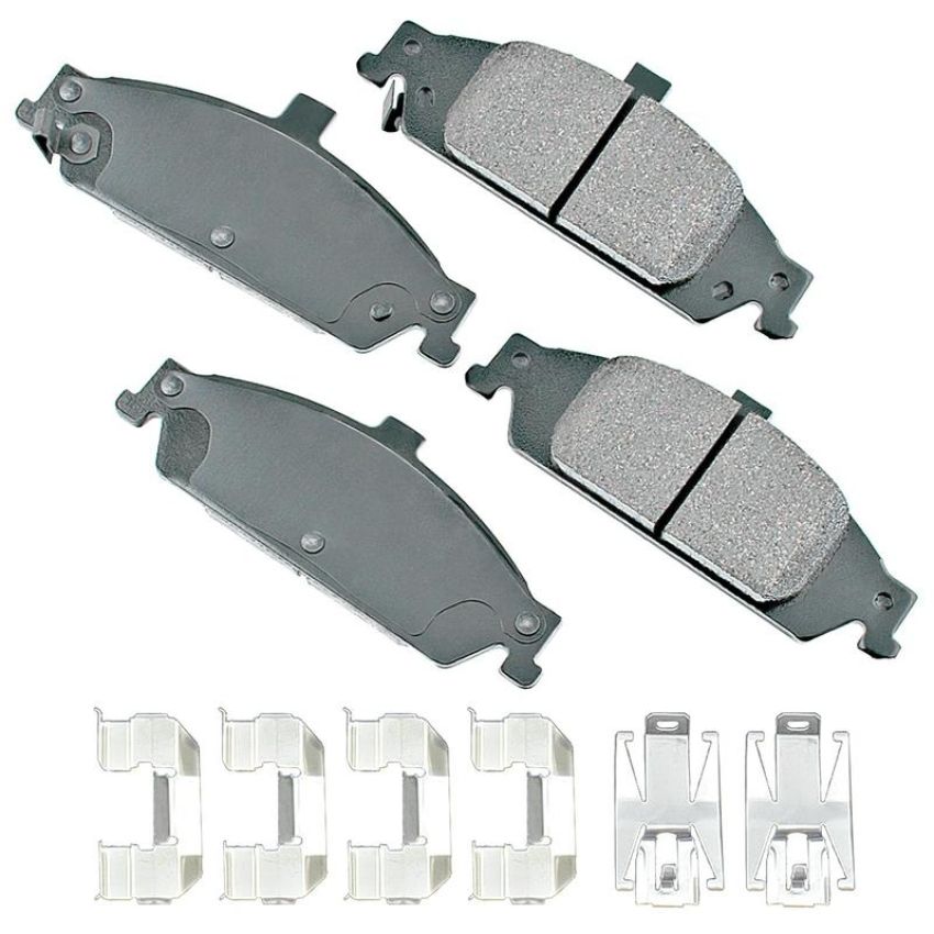 Akebono ACT727 Akebono ProACT Ultra Premium Ceramic Disc Brake Pad Kit