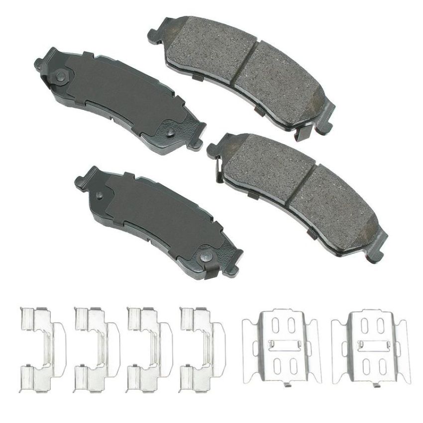 Akebono ACT729 Akebono ProACT Ultra Premium Ceramic Disc Brake Pad Kit