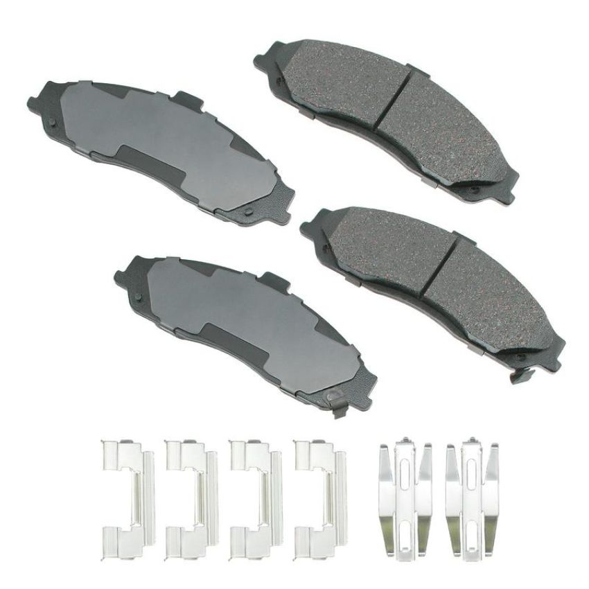 Akebono ACT731 Akebono ProACT Ultra Premium Ceramic Disc Brake Pad Kit
