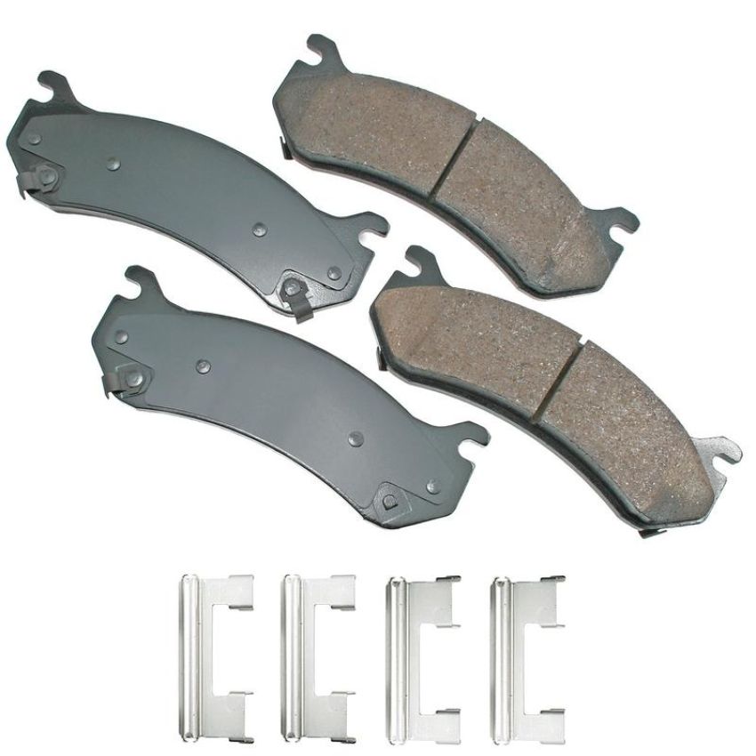 Akebono ACT785 Akebono ProACT Ultra Premium Ceramic Disc Brake Pad Kit