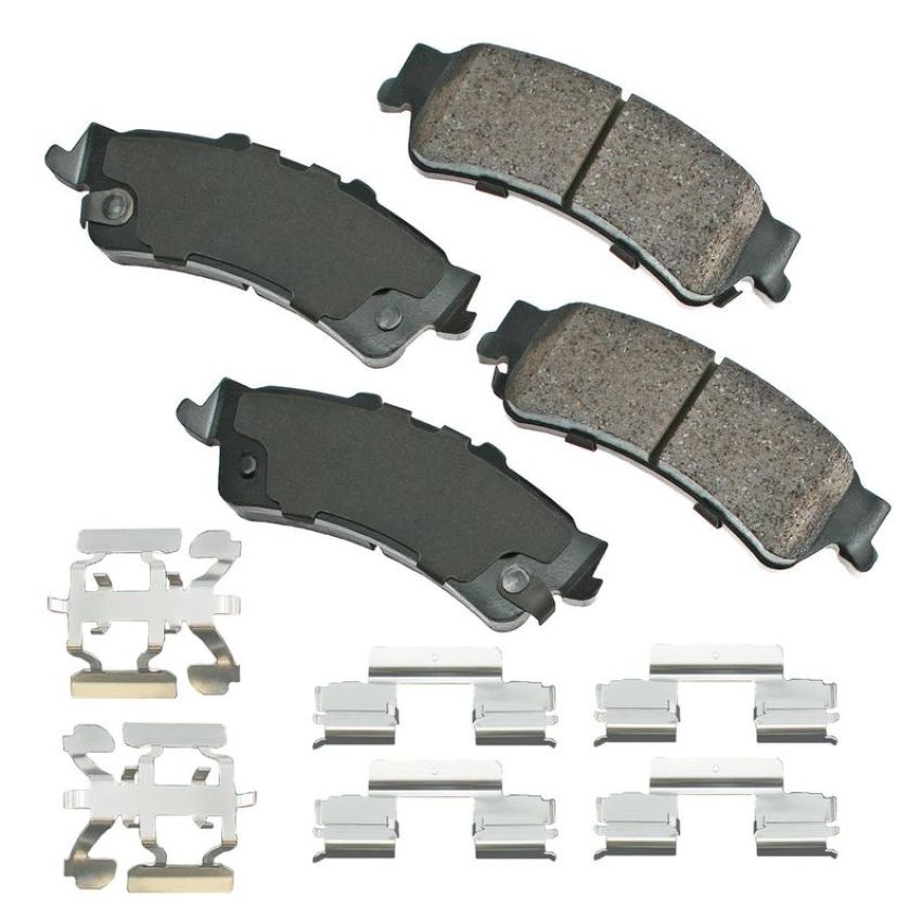 Akebono ACT792 Akebono ProACT Ultra Premium Ceramic Disc Brake Pad Kit