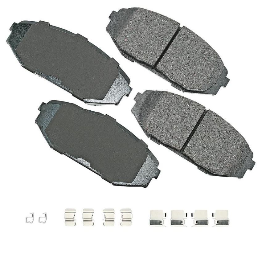 Akebono ACT793A Akebono ProACT Ultra Premium Ceramic Disc Brake Pad Kit