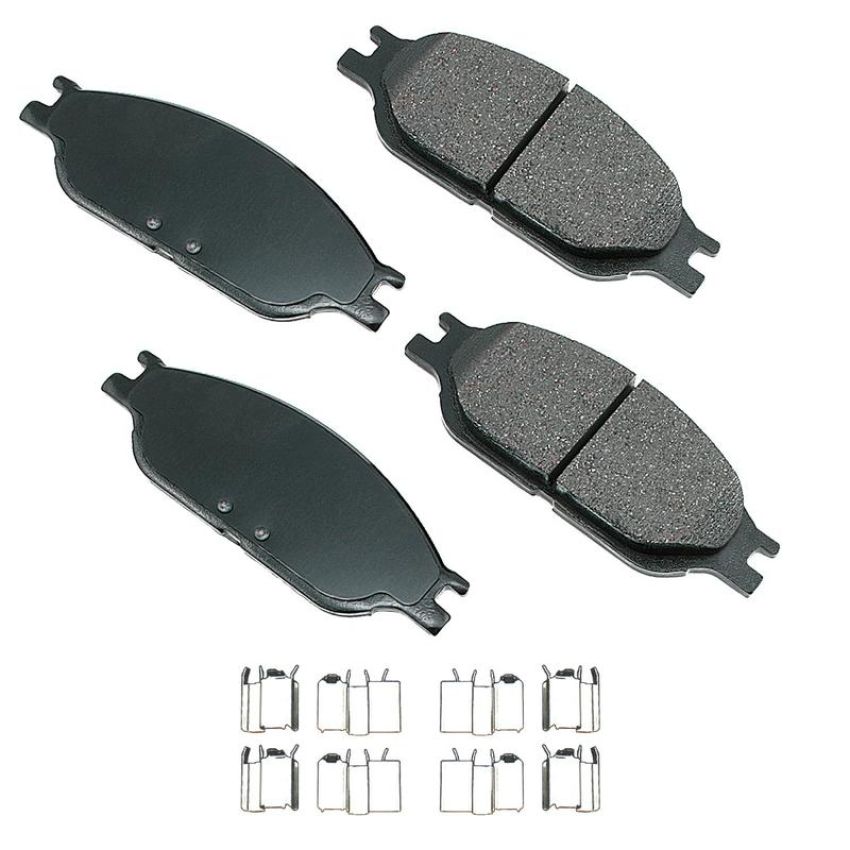 Akebono ACT803 Akebono ProACT Ultra Premium Ceramic Disc Brake Pad Kit